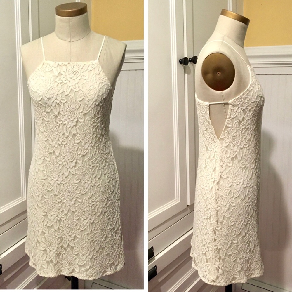 Boutique Ivory Lace Sundress